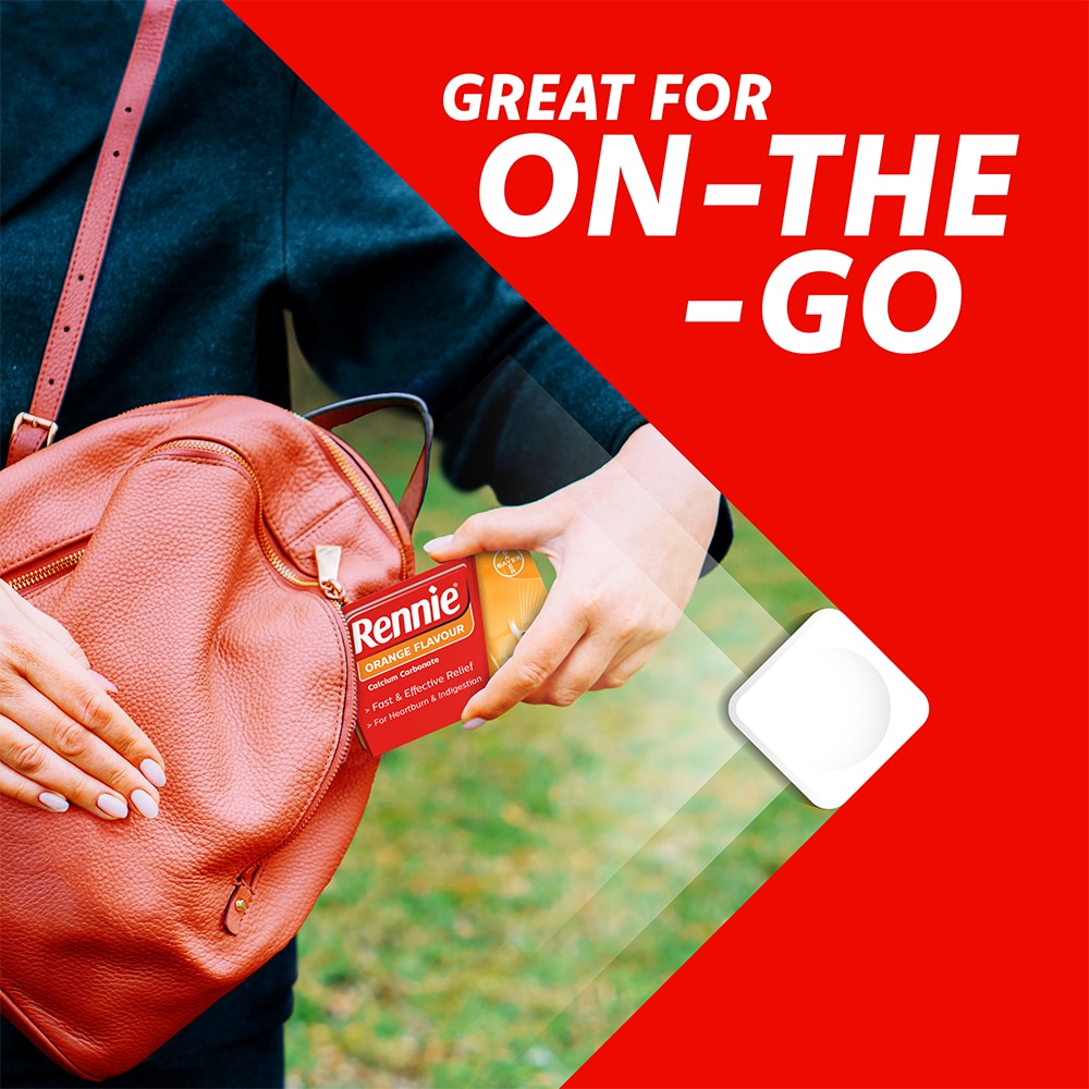Rennie Orange Flavour